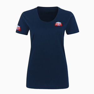 Damen T-shirt  navy