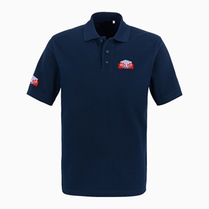 Unisex Polohemd navy